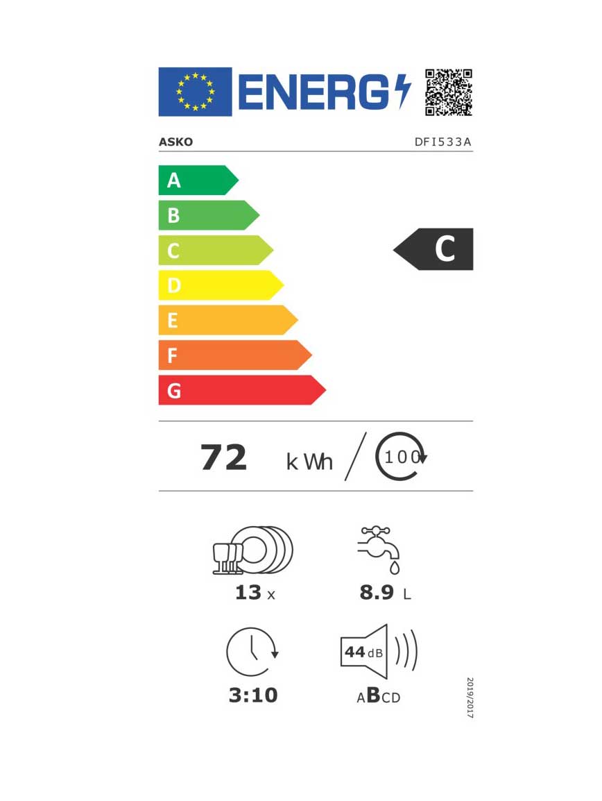 ASKO Lave​-​vaisselle integre LOGIC - DFI 533A photo 02