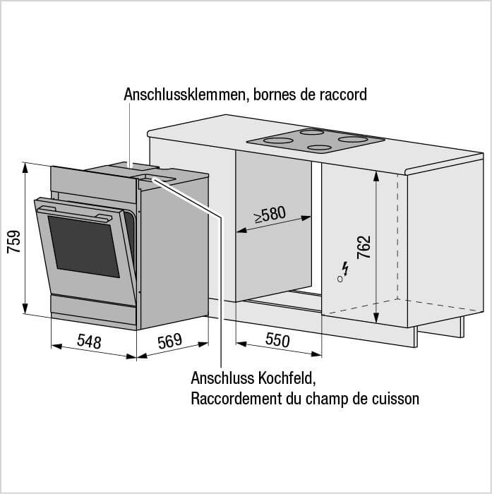 FORS Cuisinière - C 554-1 N