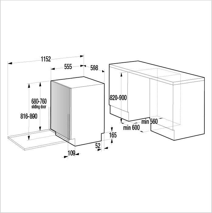 HISENSE Lave​-​vaisselle HV 642D62 photo 07