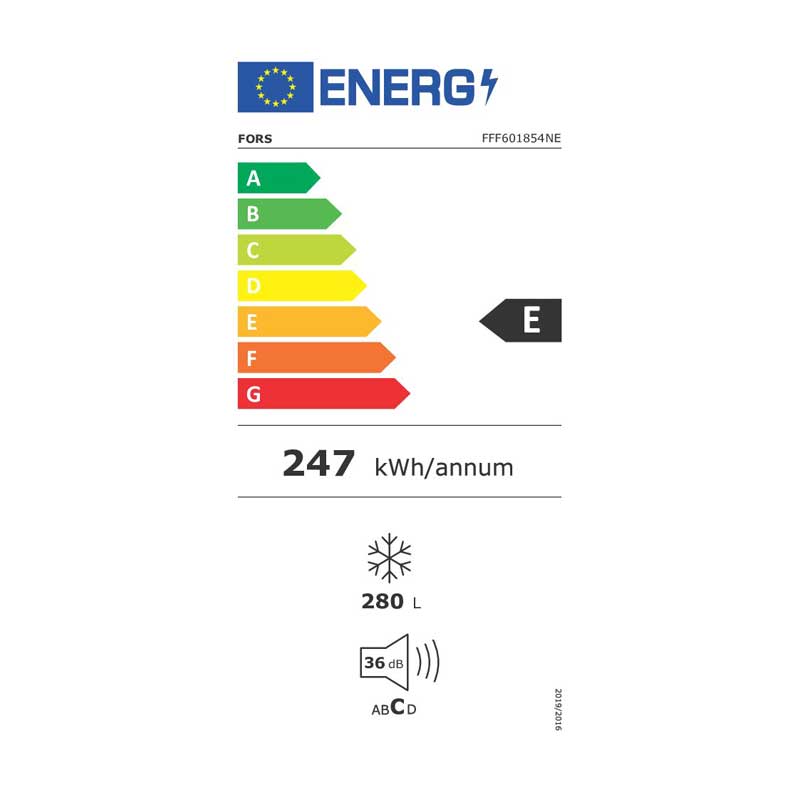 FORS Congélateur pose libre - FFF 601854 NE photo 01